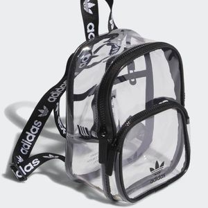 NWT Adidas Mini Clear Backback